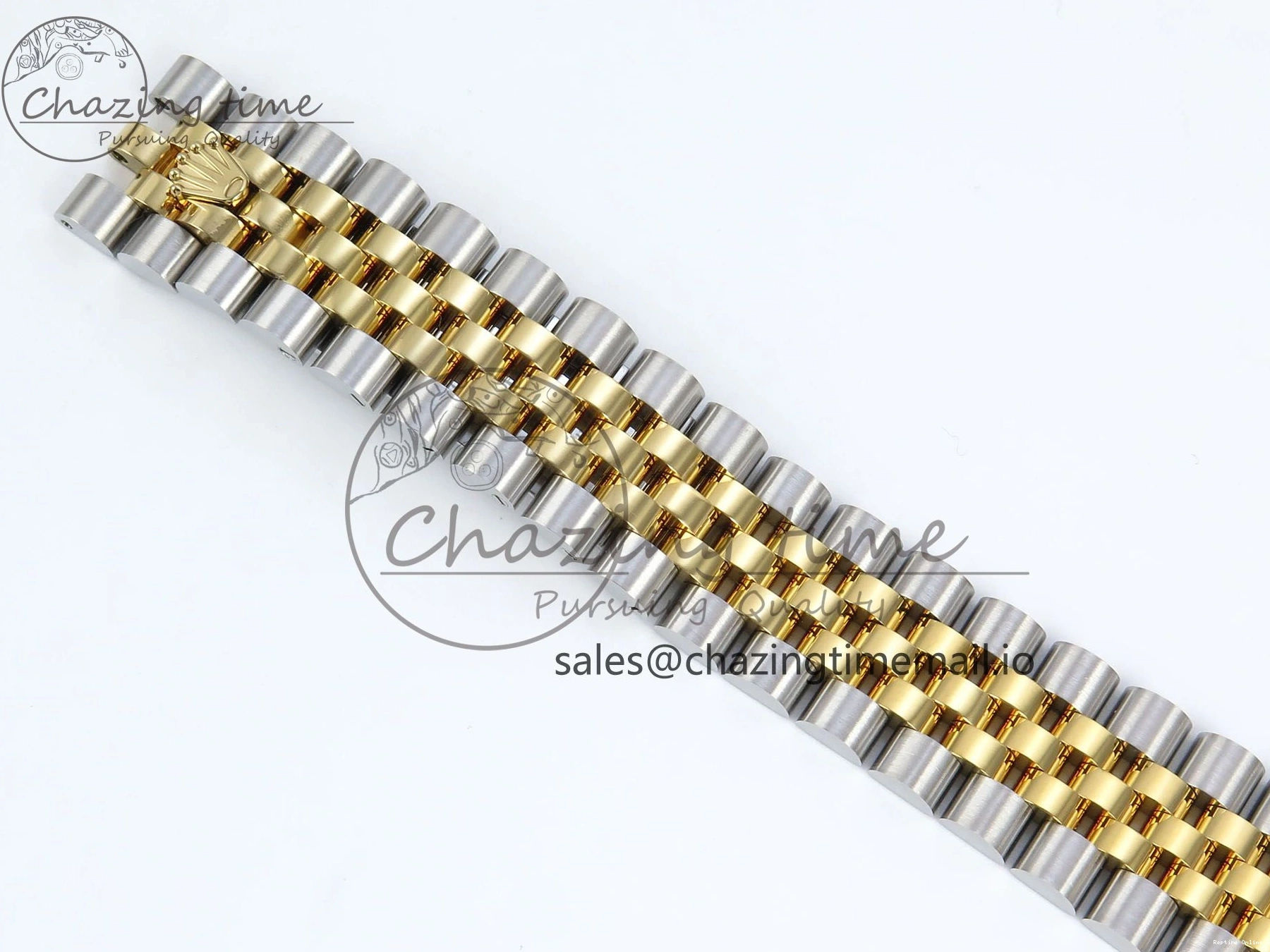 0403 StreetReady DateJust 31 278383RBR ARF 1:1 Best Edition 904L Steel Green Roman Diamonds Dial Diamonds Bezel on SS YG Jubilee Bracelet ETA 418